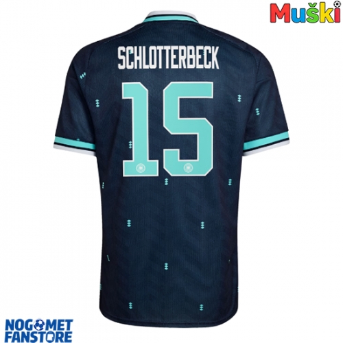 Njemačka Nico Schlotterbeck #15 Gostujuci Dres SP 2026 Kratak Rukav